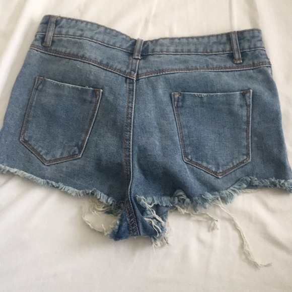 Jean Cutoff Shorts - Picture 2 of 2
